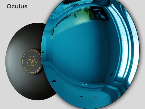  OM艺术物件镜面面板Oculus型号0133d模型 