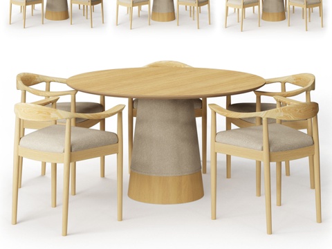  (OM) MANO FACTORY VOLAN布艺+HUG餐3d模型 