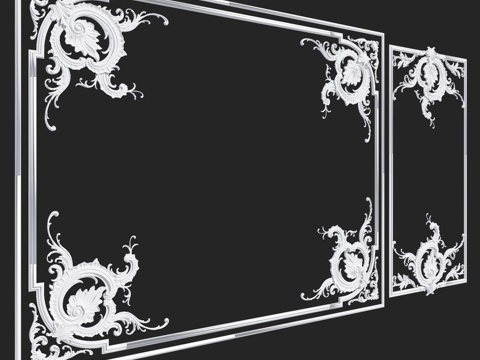  RosLepnina品牌LUXOR系列1-4号框架3d模型 