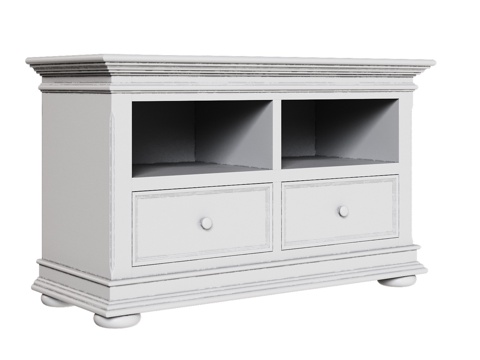  OM北欧风双抽屉电视柜3d模型 