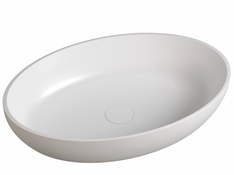  台面式洗脸盆 ABBER Stein AS26193d模型 