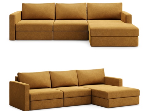  OM KULT-HOME 转角沙发 HANSEN 02.403d模型 