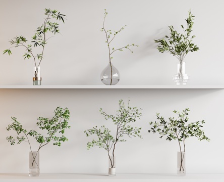  现代花瓶3d模型 