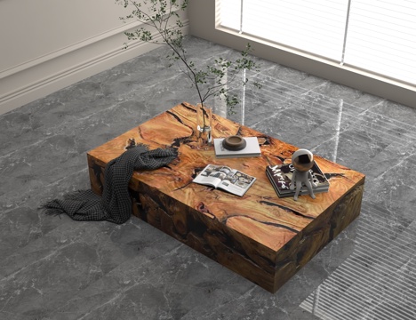 现代茶几3d模型