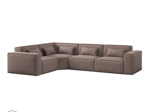  OM LOFT缝线沙发 0553d模型 