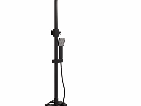  ABBER瀑布式淋浴架AF8616（含出水口）3d模型 