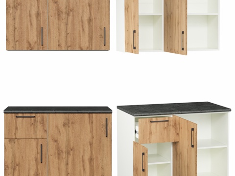  OM厨房套装Domaci Bologna 160厘米（方案13d模型 