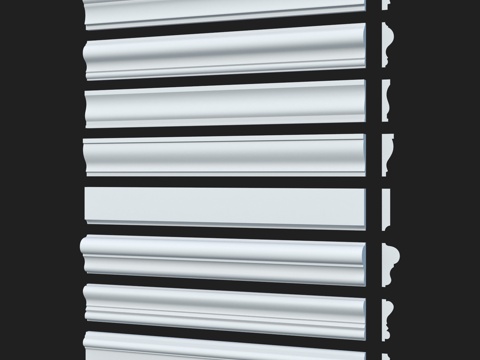  光滑装饰线条套装 42. LepGrand3d模型 