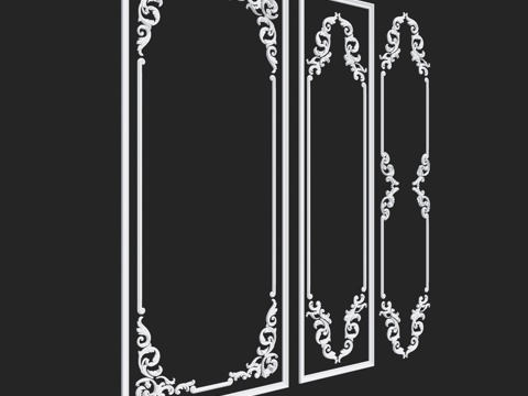  RosLepnina出品索瓦纳系列1-2-3号框架3d模型 