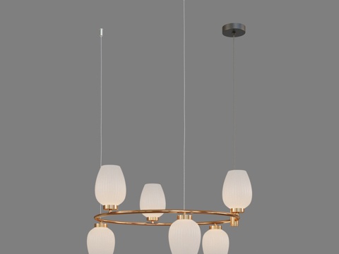  OM玻璃灯罩吊灯 Eurosvet 301833d模型 