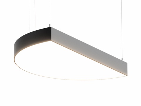  半圆形 LED 吊灯 TACO3d模型 