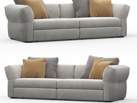  OM 直线沙发 TWIST3d模型 