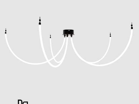  台面安装底座3d模型 
