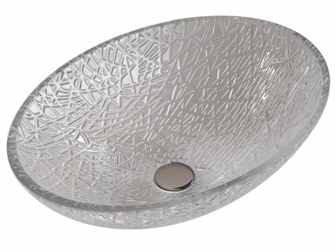  台面式玻璃水槽 ABBER Glas AK23033d模型 