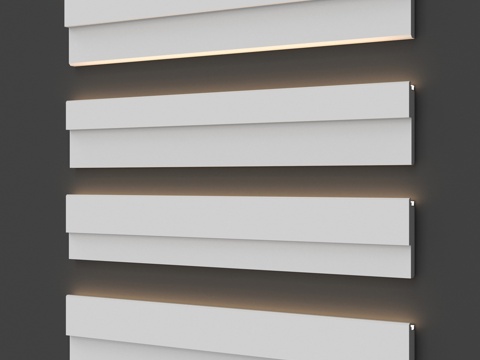  灯饰檐口 #110, #111, #112, #1143d模型 