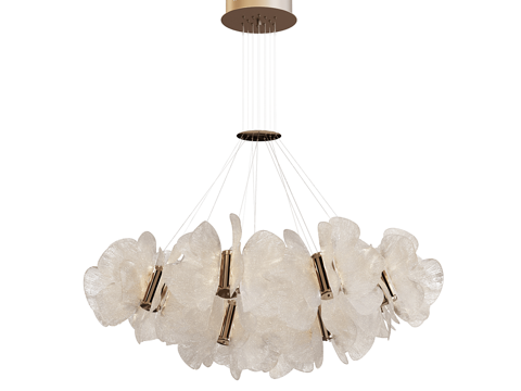  现代简约吊灯 吊灯 简约吊灯 餐厅吊灯 玻璃吊灯 轻奢吊灯3d模型 