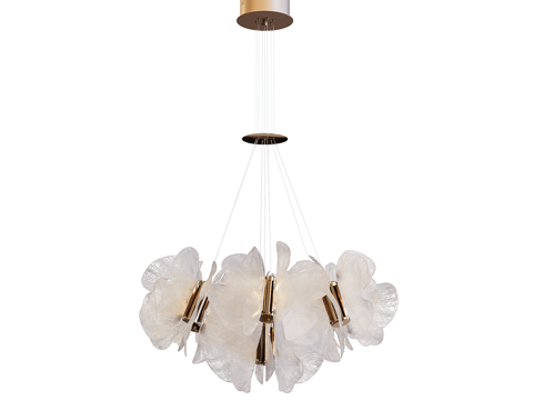  现代简约吊灯 吊灯 简约吊灯 餐厅吊灯 玻璃吊灯 轻奢吊灯3d模型 