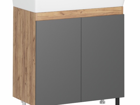  带水槽的OM柜 DIWO Kostroma 80 落地式3d模型 