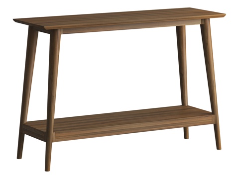  实木柚木边柜 VINTAG 1203d模型 