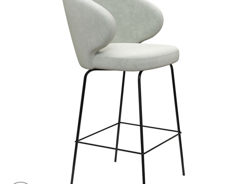  OM Chair COPENHAGEN BAR METAL3d模型 