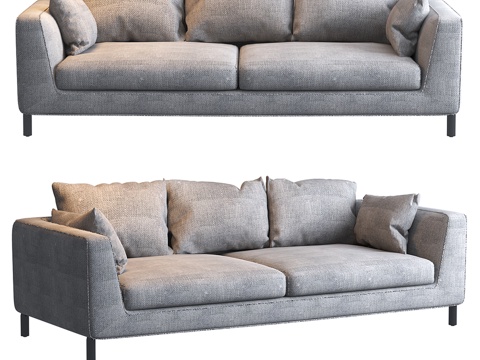  佩鲁贾227沙发3d模型 