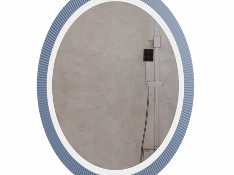  浴室镜 ABBER Stein AS6601 带背光3d模型 