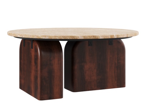  OM_托希尔咖啡桌，伯格森·比约恩3d模型 