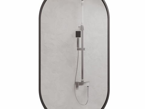  浴室镜 ABBER Immer Offen AG6401B3d模型 