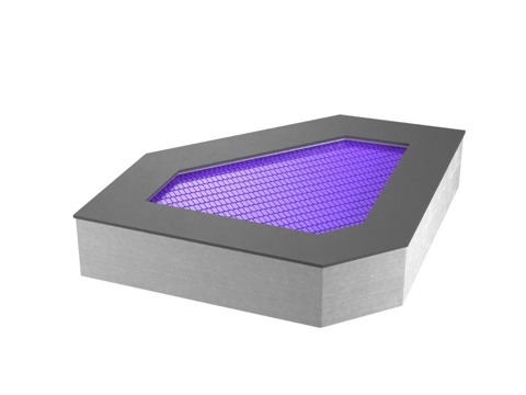  嵌入式蹦床扇形 6s OM3d模型 