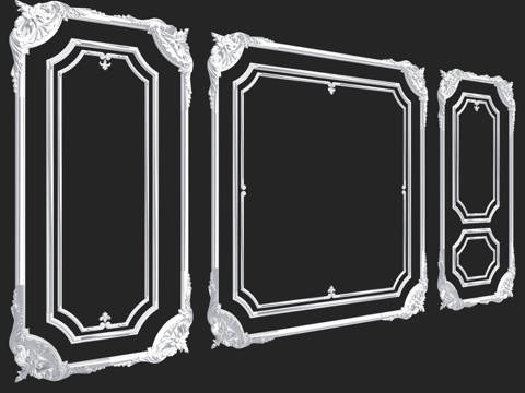  框架 SIENA 4-5-6 号，来自 RosLepnina3d模型 