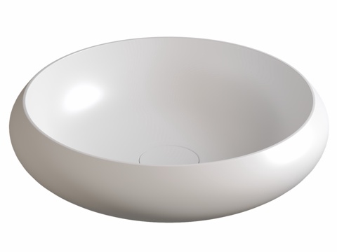  台面式洗脸盆 ABBER Stein AS26133d模型 