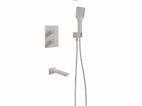  淋浴系统 ABBER Weiss Insel AF80503d模型 