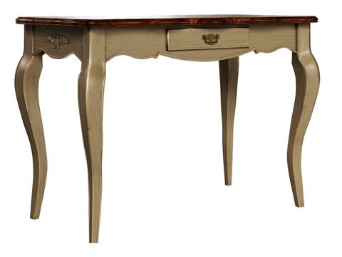  OM 经典风格小型书桌3d模型 