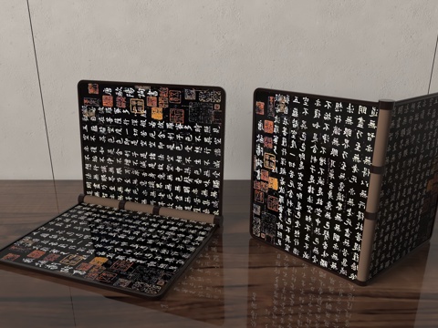  现代装饰摆件3d模型 