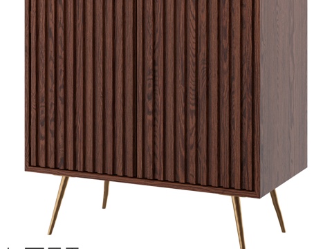  LoftDesigne 83324型号抽屉柜3d模型 