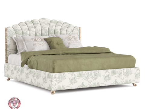  (OM) 床 雨梦 罗曼诺家居3d模型 