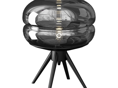  台灯 Omer 黑色 07706-T,19(16) OM3d模型 