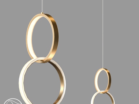  LampsShop.ru PDL2476 吊灯 孤寂环链3d模型 