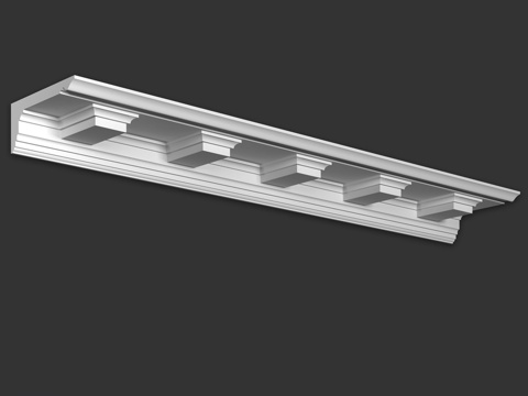  装饰性檐口 SK124N3d模型 