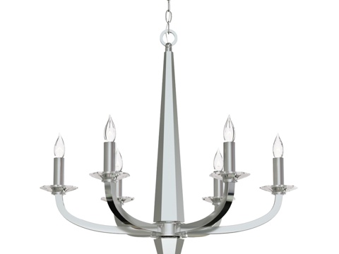  欣克利水晶吊灯 QN-ASCHER63d模型 