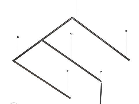  OM轨道系统LGD-2TR顶悬式3d模型 