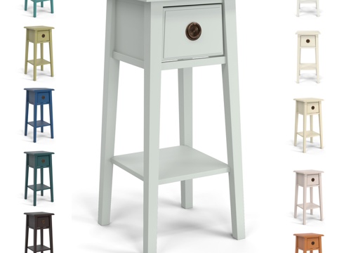  雅克琳哑光色支架 - 13d模型 