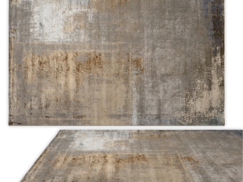  安西地毯（编号3854）3d模型 