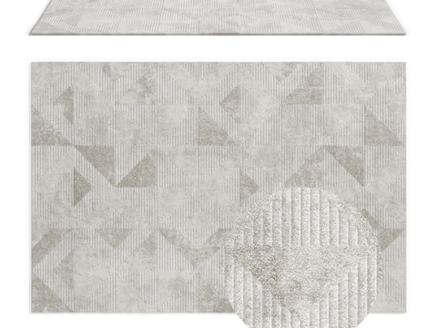  粘胶纤维地毯 Decaro Rugs D1000093d模型 