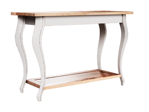  OM 120厘米乡村风格边桌3d模型 