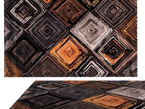  OM地毯 DOVLET HOUSE (art. 20352)3d模型 