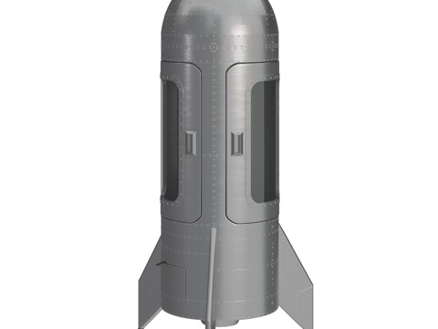  OM 酒柜 Booster 铝制底座3d模型 