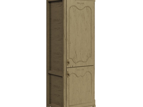  OM经典款冰箱柜3d模型 