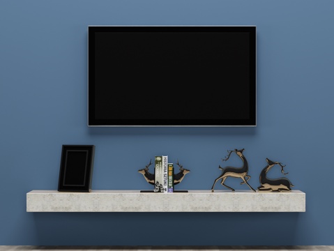  现代电视3d模型 
