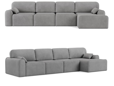  奥斯顿转角沙发3d模型 